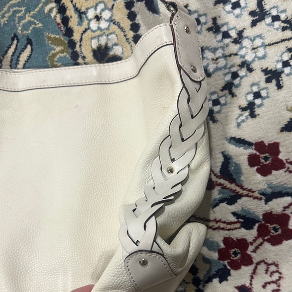 Kate Spade White Shoulder Bag with Braided Strap - Picture 5 of 10